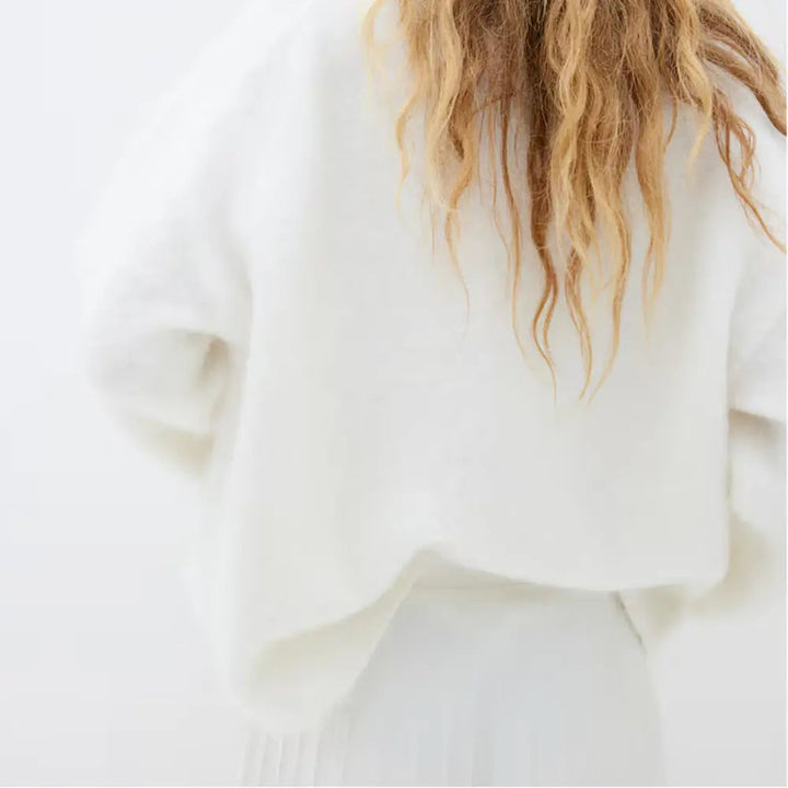 Sabine | Oversized Pullover z mieszanki moheru
