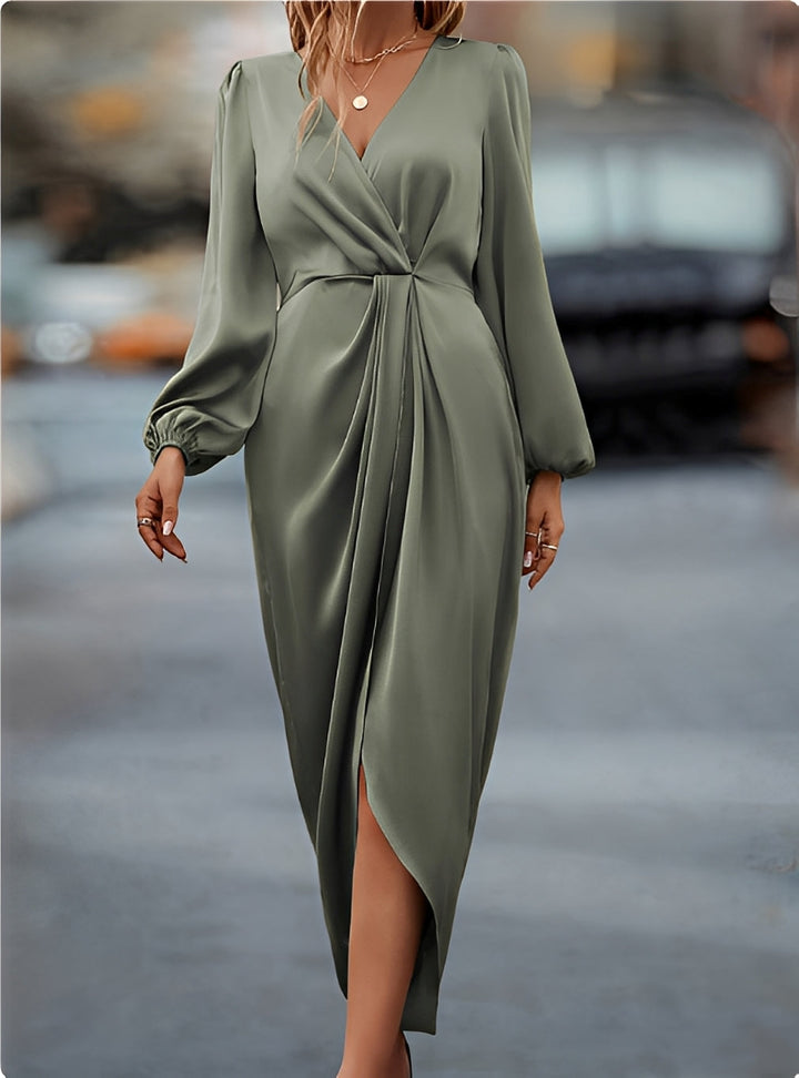 Selina | Elegancka damska sukienka satynowa