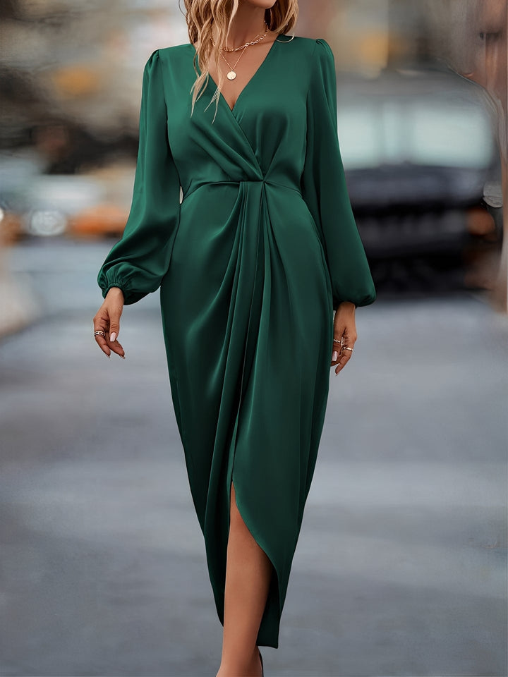 Selina | Elegancka damska sukienka satynowa
