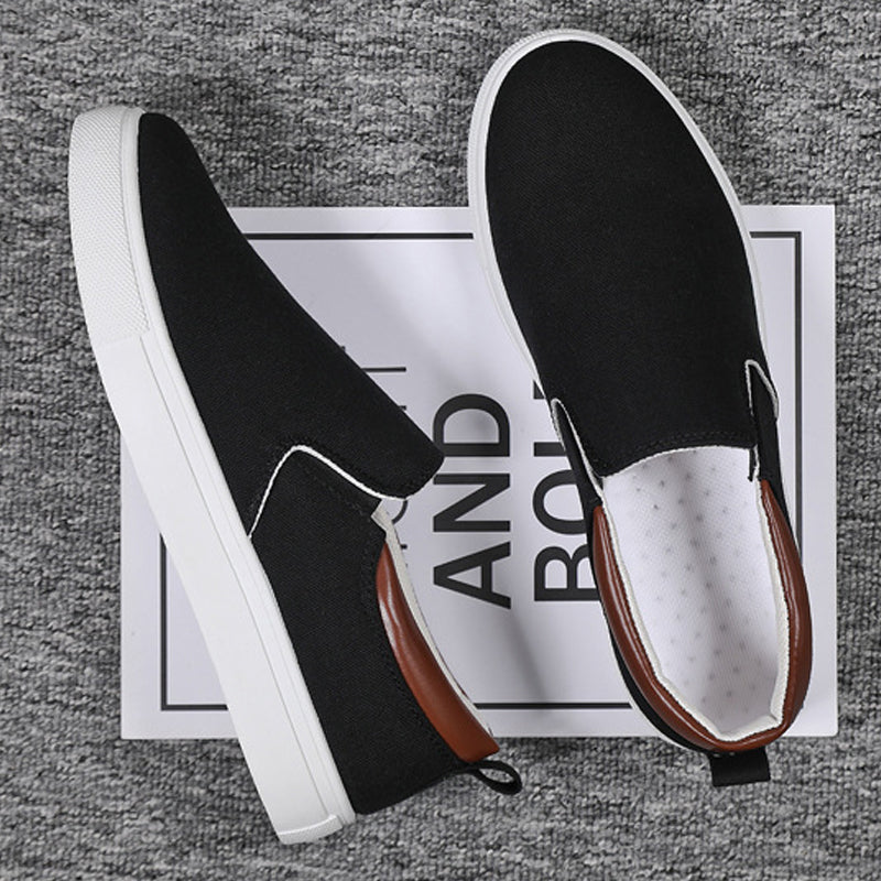 Męskie buty slip-on z płótna – Lennard