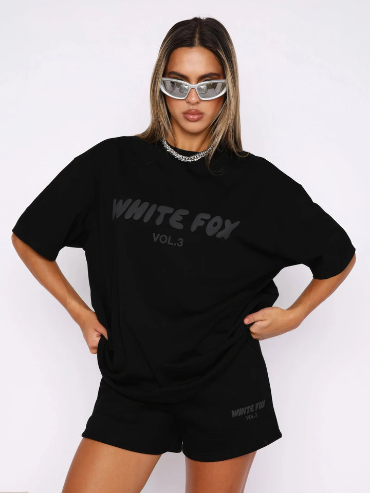 Kaminski | Dwuczęściowy sportowy komplet T-shirt i szorty | Nadia