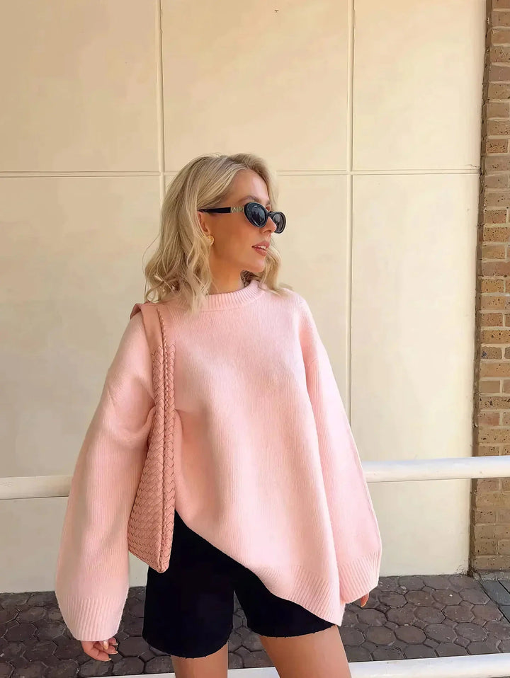 Dominique | Sweter z okrągłym dekoltem