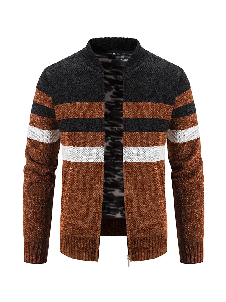 Męski Wzorzysty Sweter Jesienny – Tobias