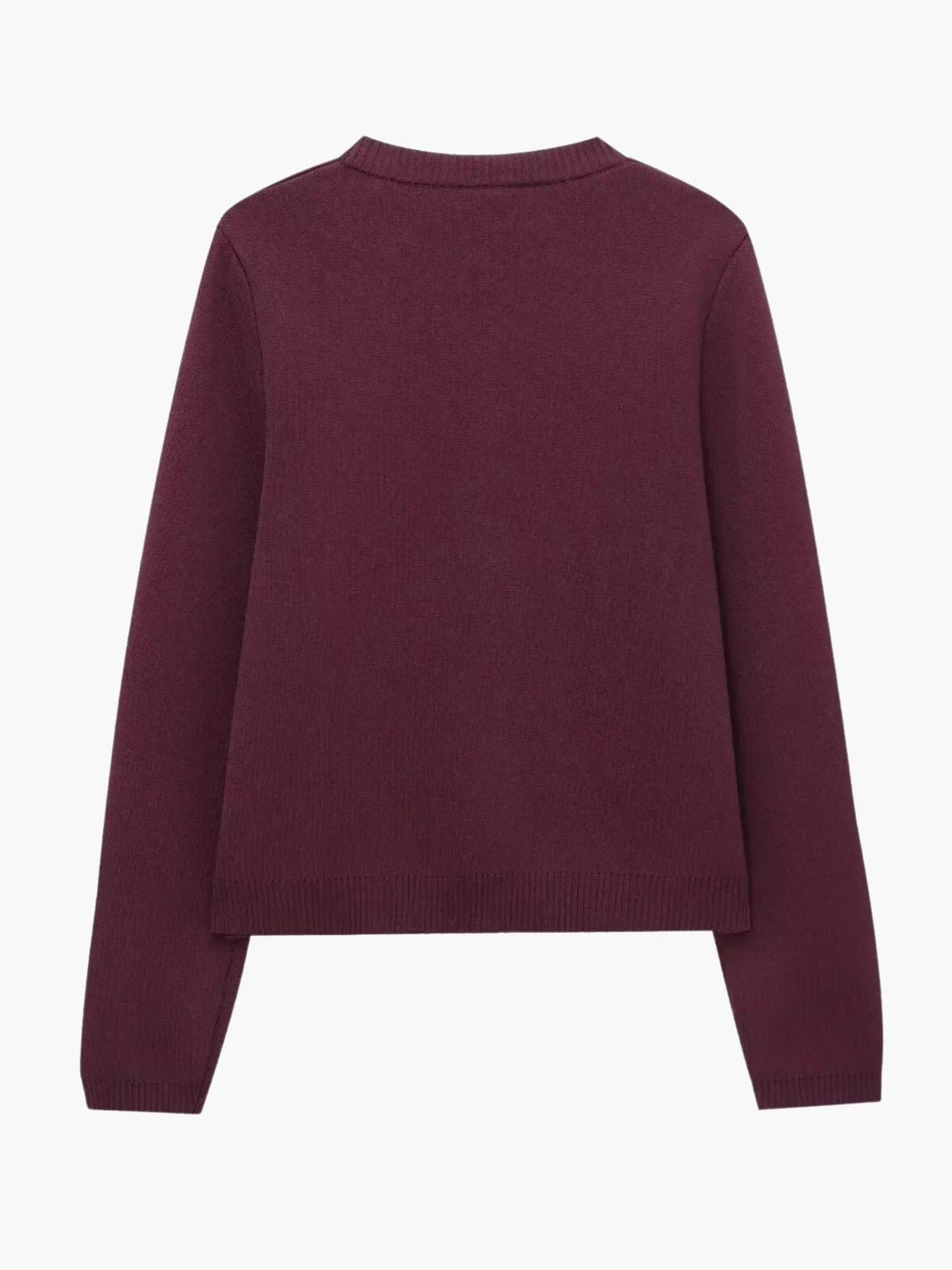 Malina | Sweter zapinany na ozdobne guziki