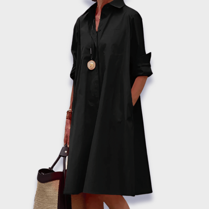 Bettina | Elegancka i luźna sukienka t-shirtowa