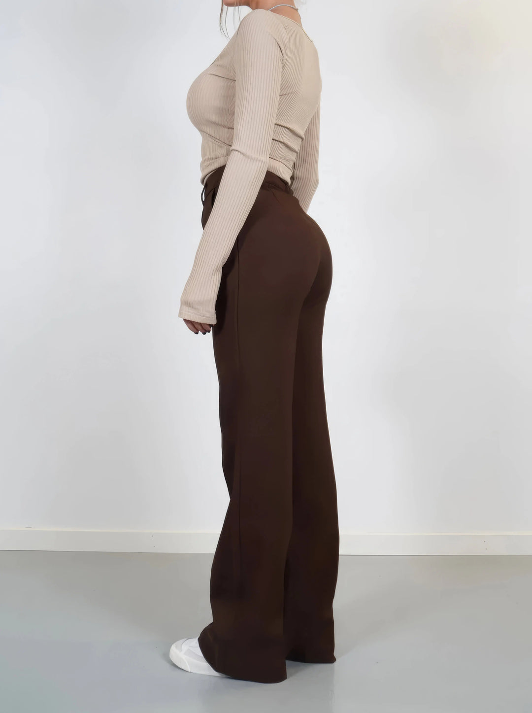 Carina | Eleganckie spodnie z wysokim stanem
