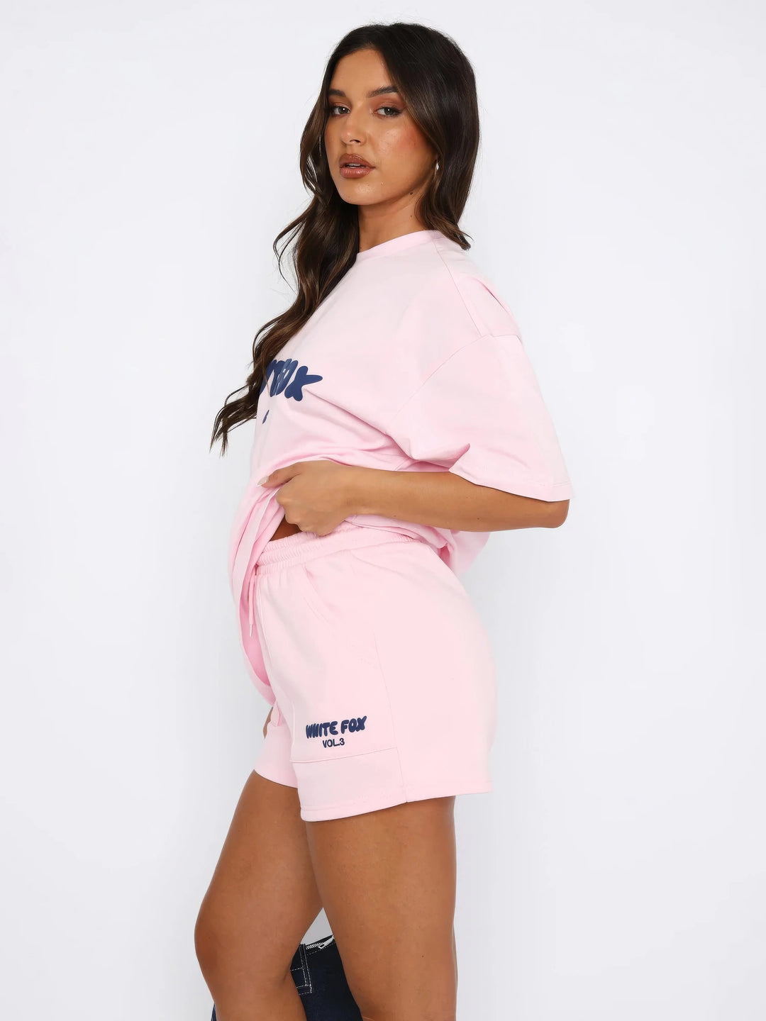 Kaminski | Dwuczęściowy sportowy komplet T-shirt i szorty | Nadia