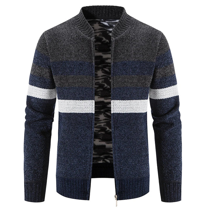 Męski Wzorzysty Sweter Jesienny – Tobias