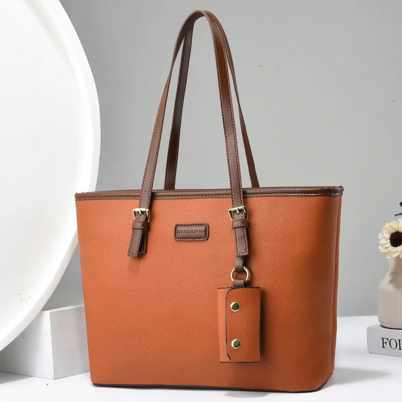 Kaminski | Damska torba shopper z długimi uchwytami