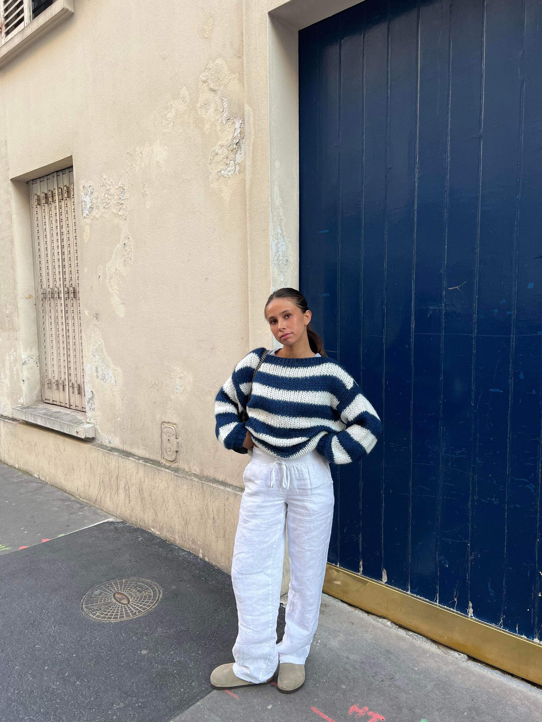 Teresa | Paskowy Sweter Dzianinowy Oversize
