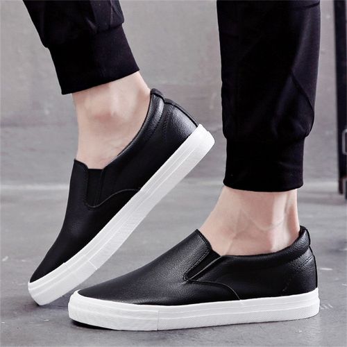 Męskie slip-on skórzane sneakersy – Jonas