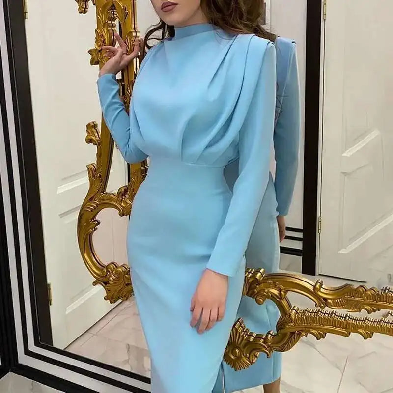 Sukienka Bodycon Midi z golfem – Valeria