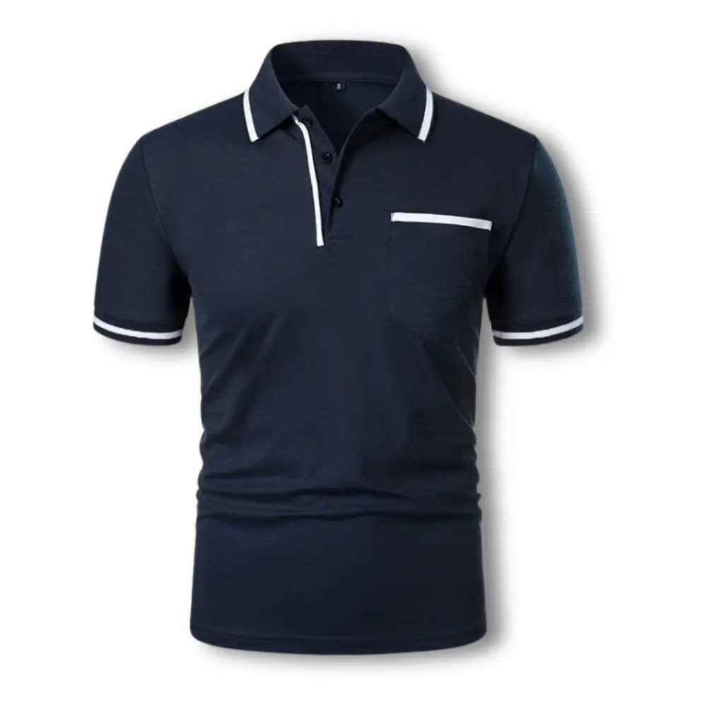 Ignacy | Męska koszulka polo Modern Fit z kontrastowymi detalami – Stylowy strój na co dzień i na wolny czas