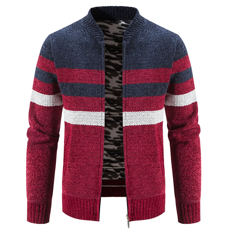 Męski Wzorzysty Sweter Jesienny – Tobias