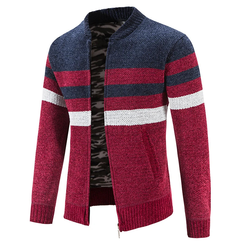Męski Wzorzysty Sweter Jesienny – Tobias