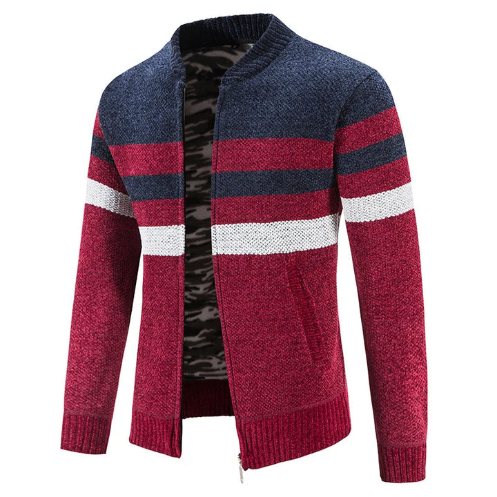 Męski Wzorzysty Sweter Jesienny – Tobias