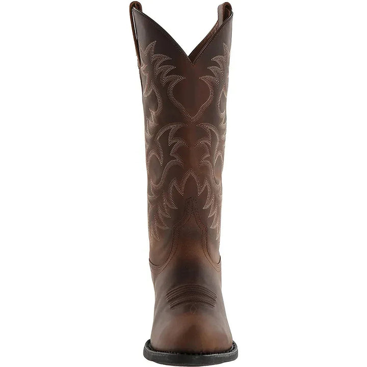 Sierra | Klasyczne buty kowbojskie unisex z eleganckim haftem