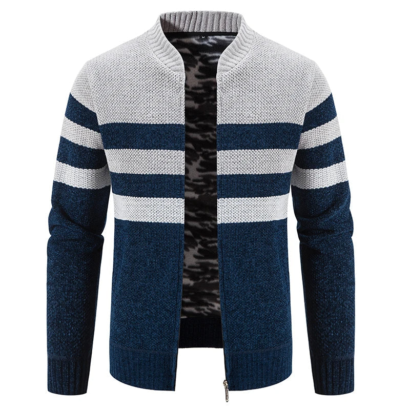 Męski Wzorzysty Sweter Jesienny – Tobias