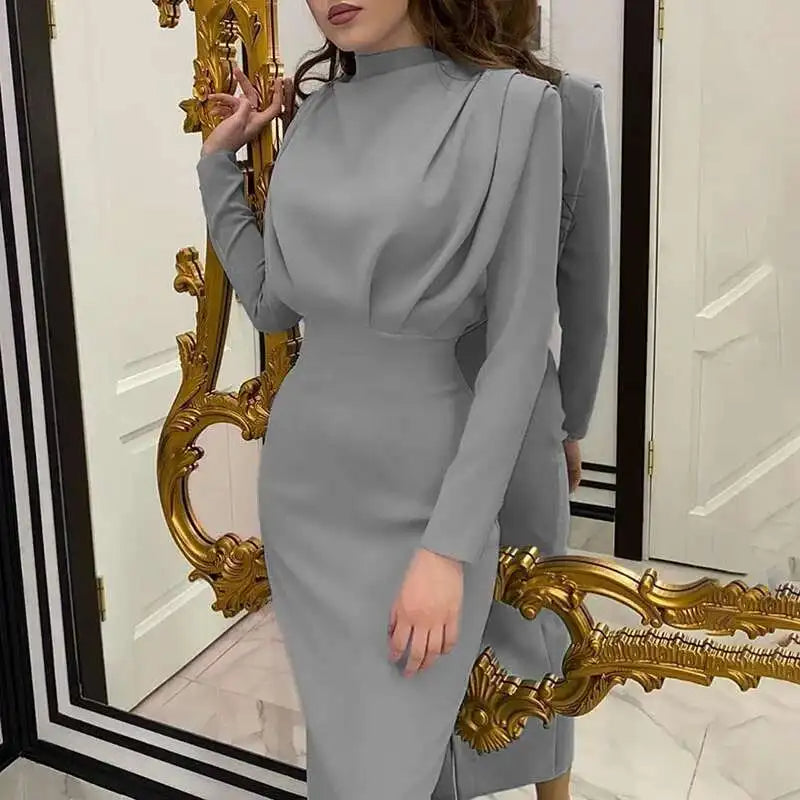 Sukienka Bodycon Midi z golfem – Valeria