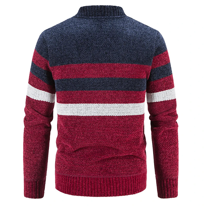 Męski Wzorzysty Sweter Jesienny – Tobias