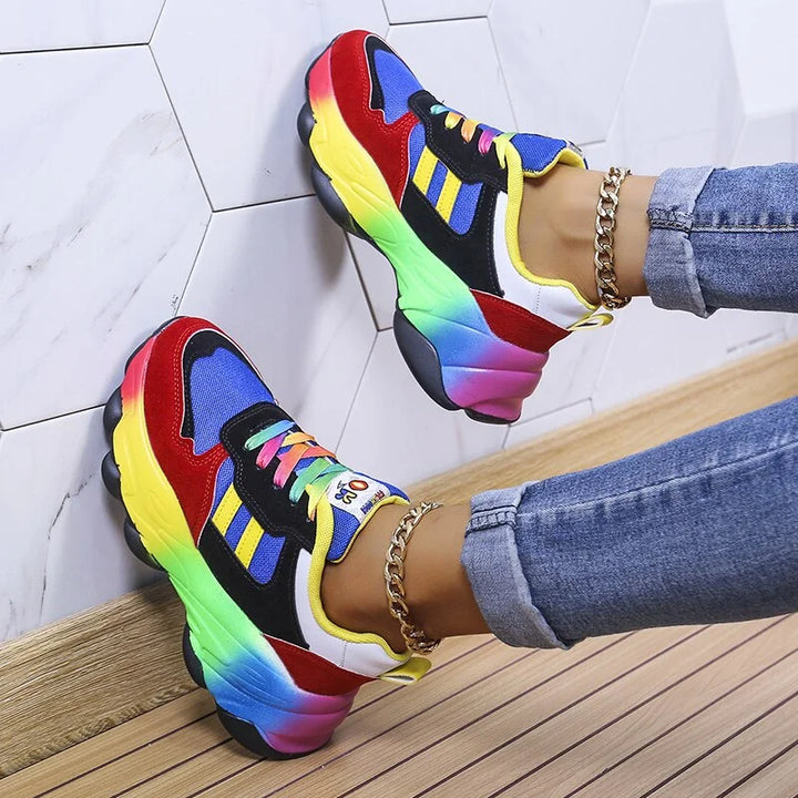 Kolorowe damskie sneakersy – Solenya