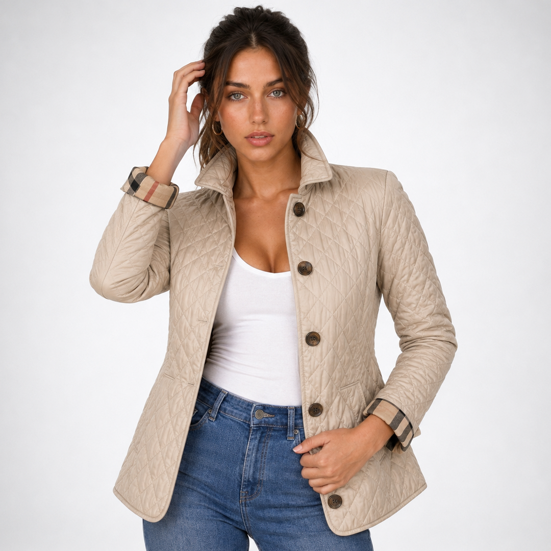 Kaminski | Elegancka Pikowana Kurtka o Taliowanym Kroju