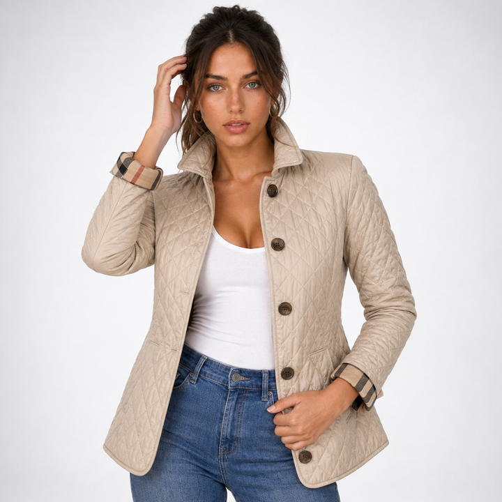 Kaminski | Elegancka Pikowana Kurtka o Taliowanym Kroju