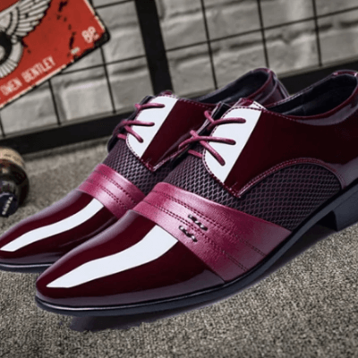 Wysokiej jakości męskie buty sznurowane - Adrian