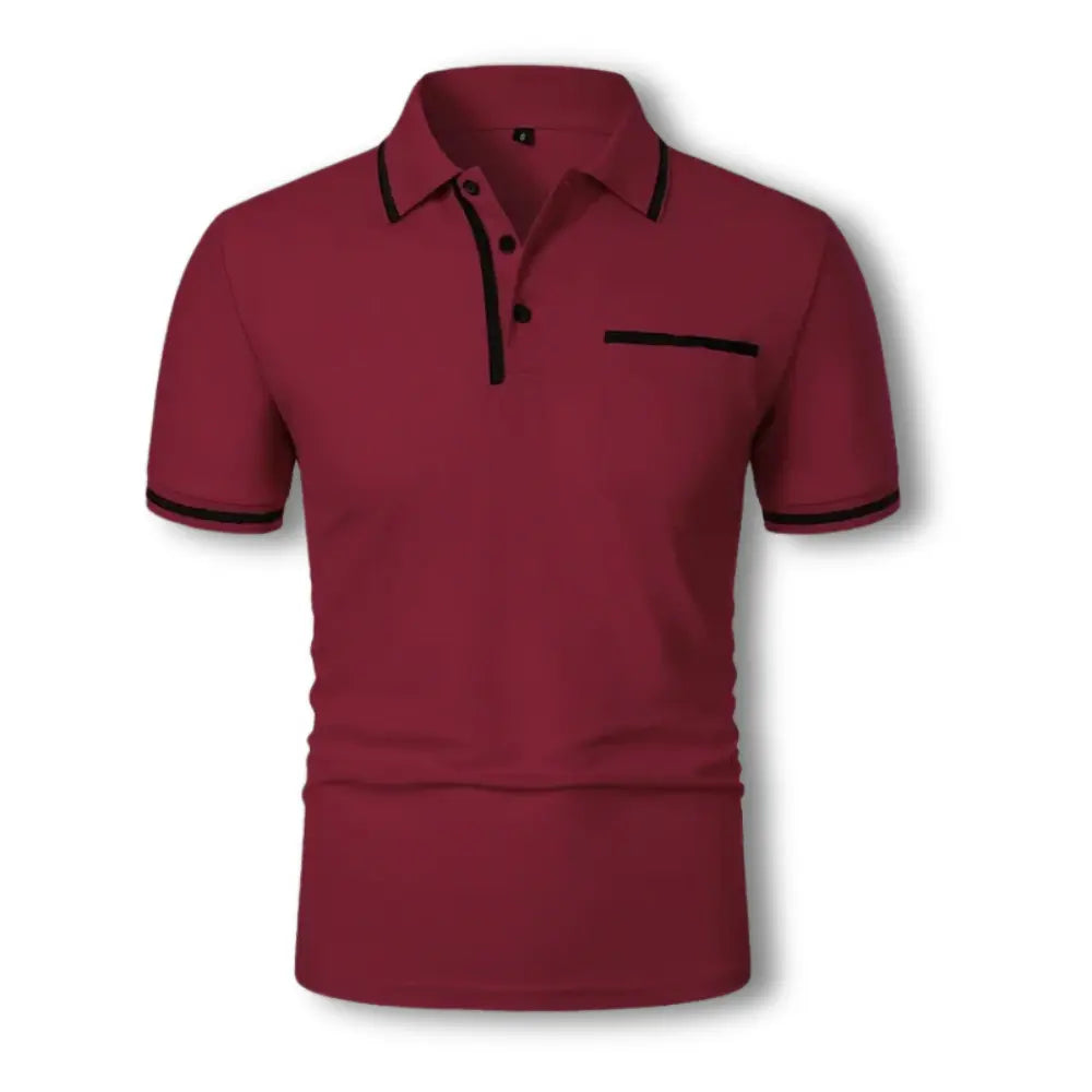 Ignacy | Męska koszulka polo Modern Fit z kontrastowymi detalami – Stylowy strój na co dzień i na wolny czas