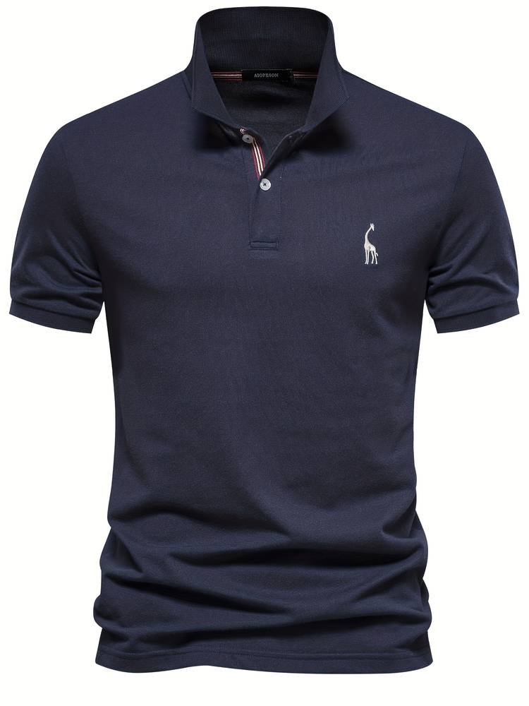 Jakub | Slim Fit polo męskie – klasyczne z sportowym kołnierzem
