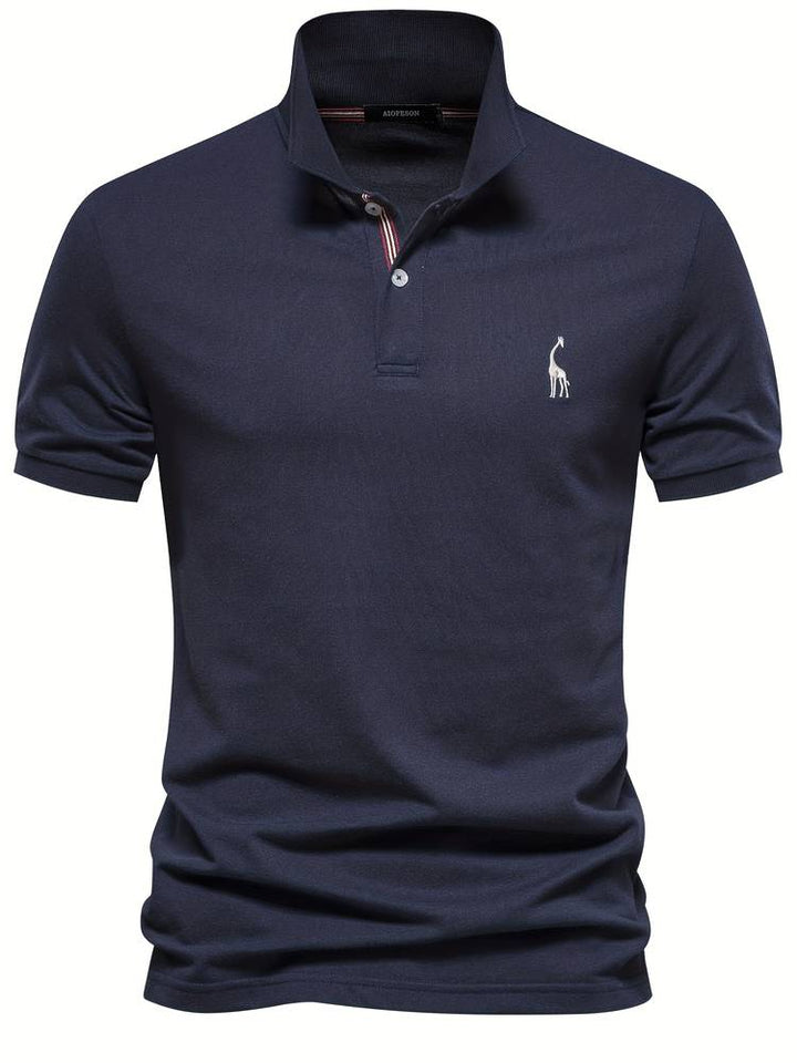 Jakub | Slim Fit polo męskie – klasyczne z sportowym kołnierzem