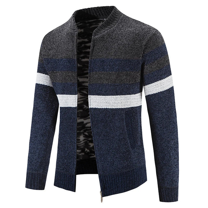 Męski Wzorzysty Sweter Jesienny – Tobias