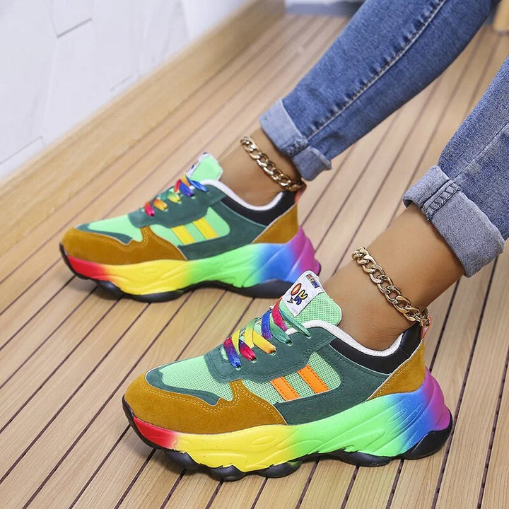 Kolorowe damskie sneakersy – Solenya