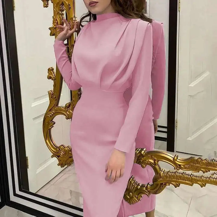 Sukienka Bodycon Midi z golfem – Valeria