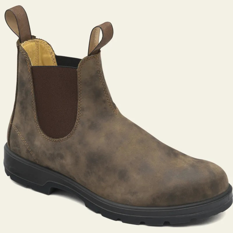 Męskie wodoodporne botki Chelsea z designem Slip-On - Renato