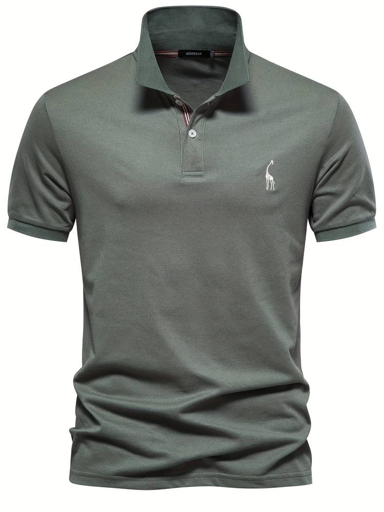 Jakub | Slim Fit polo męskie – klasyczne z sportowym kołnierzem