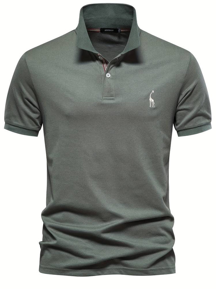 Jakub | Slim Fit polo męskie – klasyczne z sportowym kołnierzem