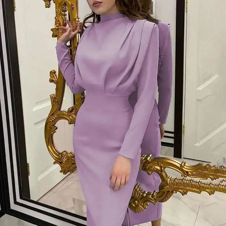 Sukienka Bodycon Midi z golfem – Valeria