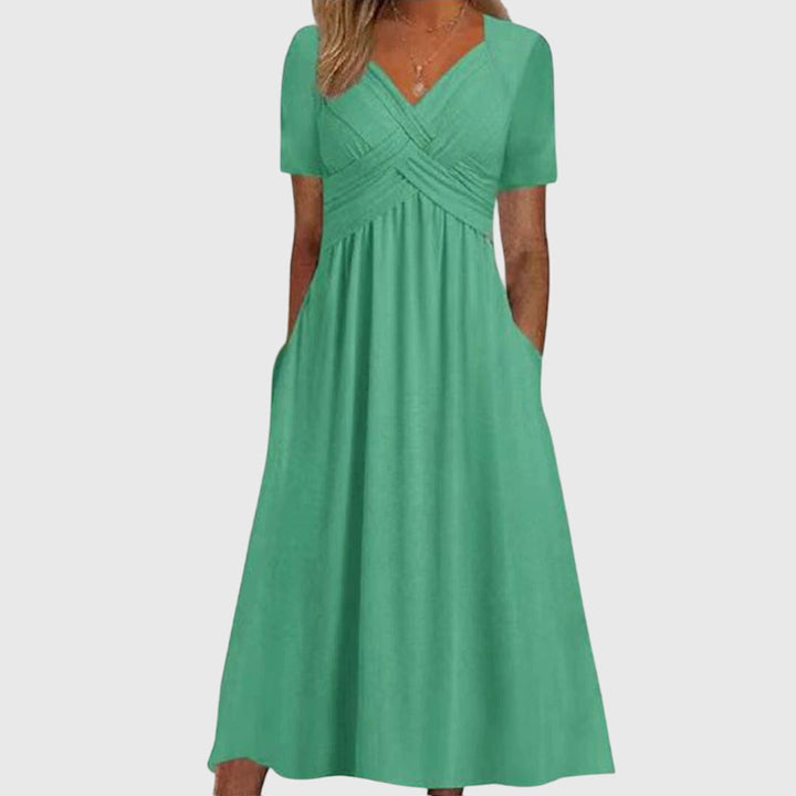 Damska Maxi Sukienka z Eleganckim Fasonem na Formalne Okazje