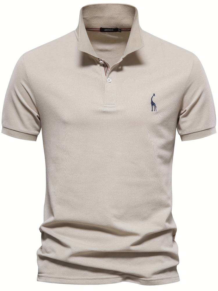 Jakub | Slim Fit polo męskie – klasyczne z sportowym kołnierzem