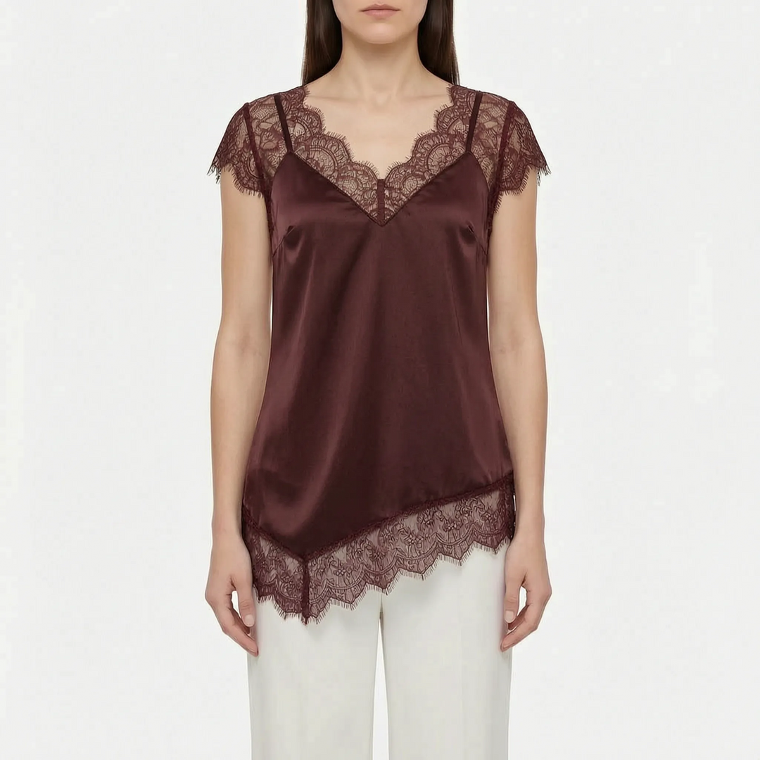 Asymetryczny elegancki top - Connie