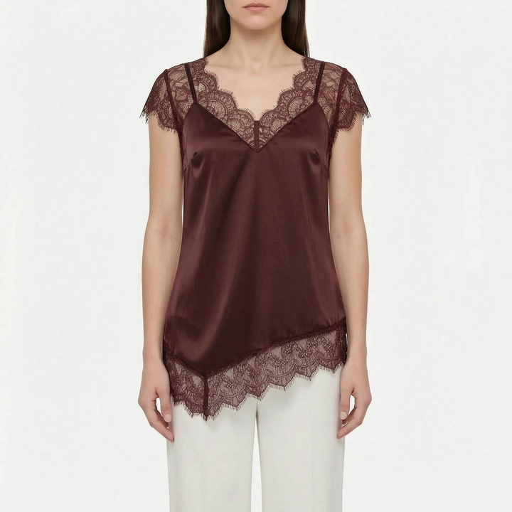 Asymetryczny elegancki top - Connie
