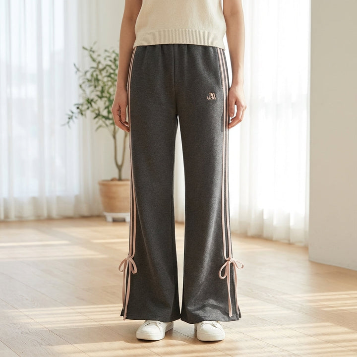 Spodnie treningowe z poliestru athleisure - Tina