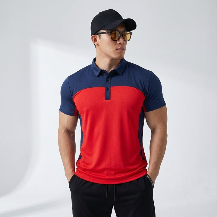 Oddychająca koszulka sportowa polo - Trent
