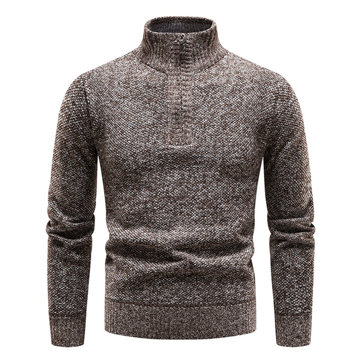 Sweter męski z półzipem – Cedric