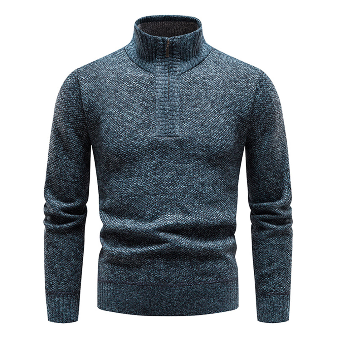 Sweter męski z półzipem – Cedric