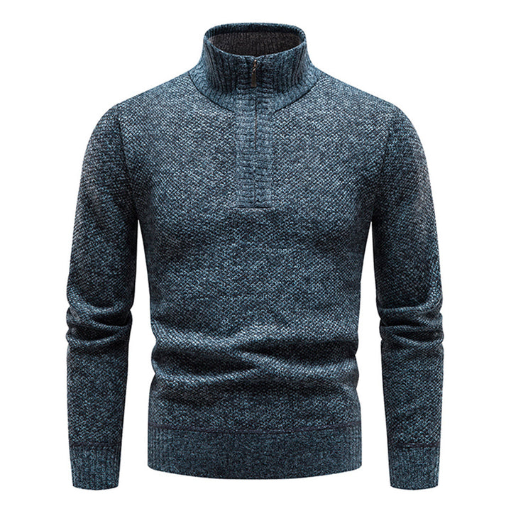Sweter męski z półzipem – Cedric