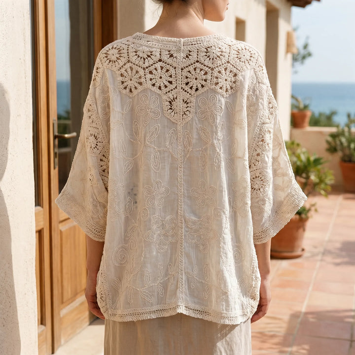 Kardigan szydełkowy w stylu boho - Sara
