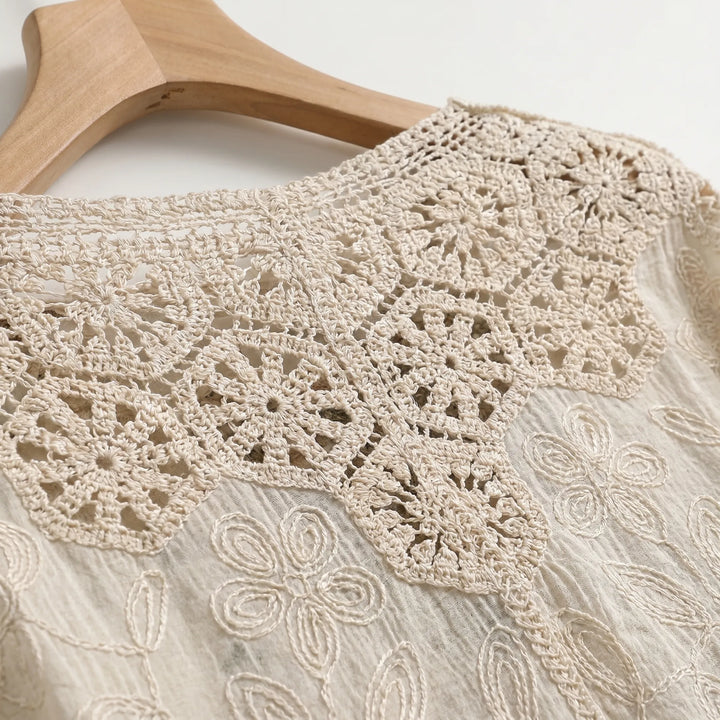 Kardigan szydełkowy w stylu boho - Sara