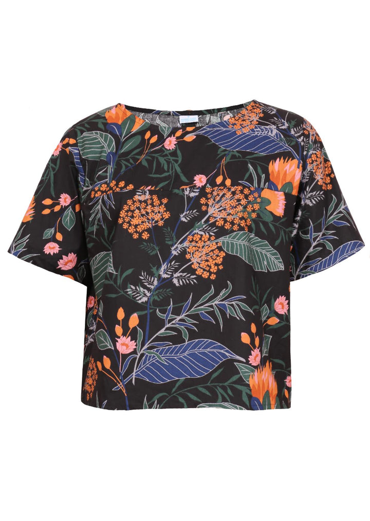 Koszulka z motywem botanicznym - Josy